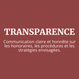 Valeur avocat : la transparence